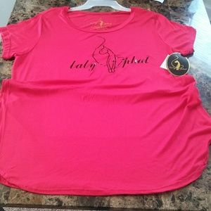 BabyPhat Red Short Sleeve Plus Top
